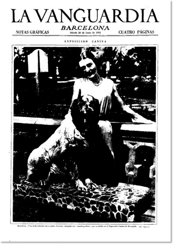 Exposicion Canina 1931 Mastin del Pirineo